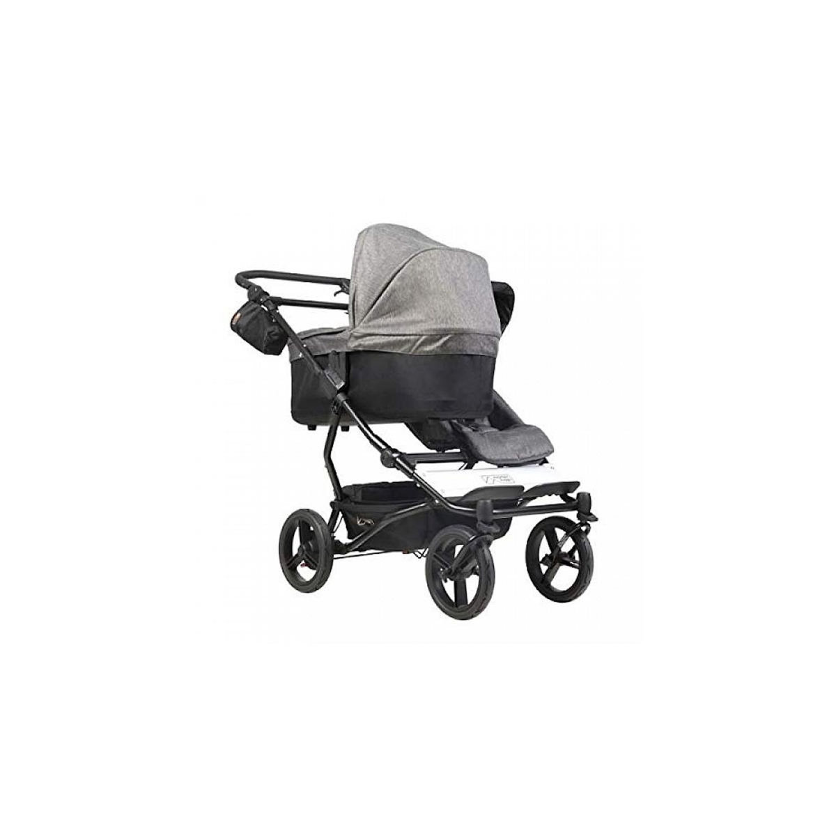 MOUNTAIN BUGGY Nacelle  Carrycot Plus Duet luxury collection herringbone