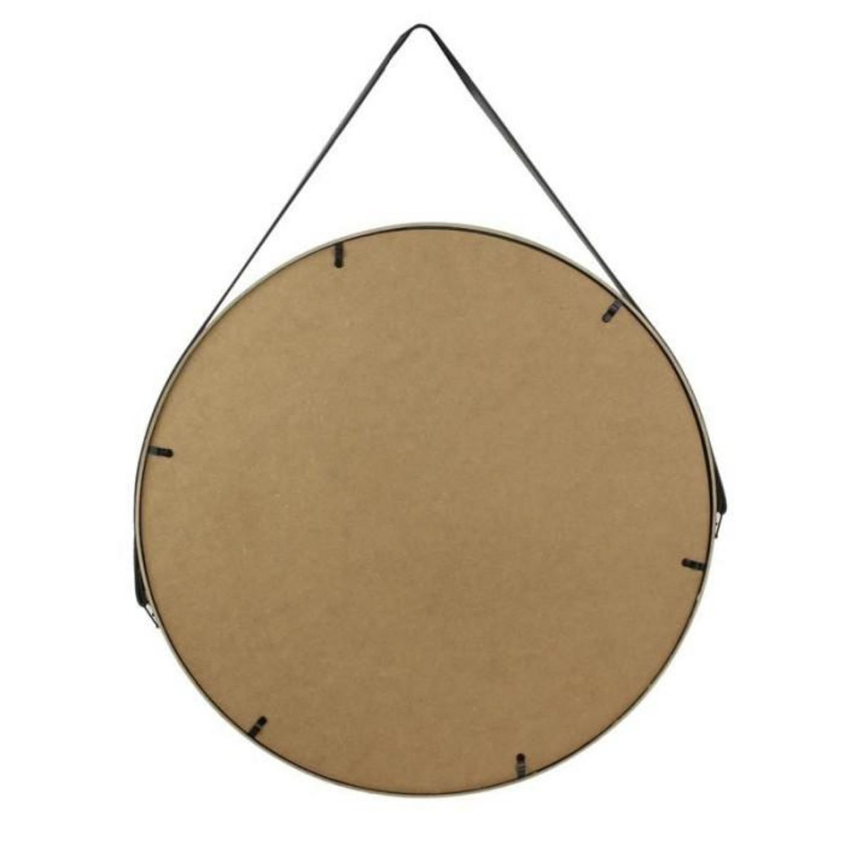 Paris Prix Miroir Rond Design  Barbier  50cm Noir