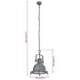 Voir la diapositive 6 : VIDAXL Lampe suspendue 34x34x146 cm aluminium