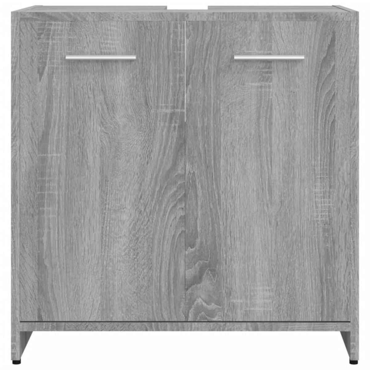 VIDAXL Armoire de bain Sonoma gris 60x33x60 cm Bois d'ingenierie