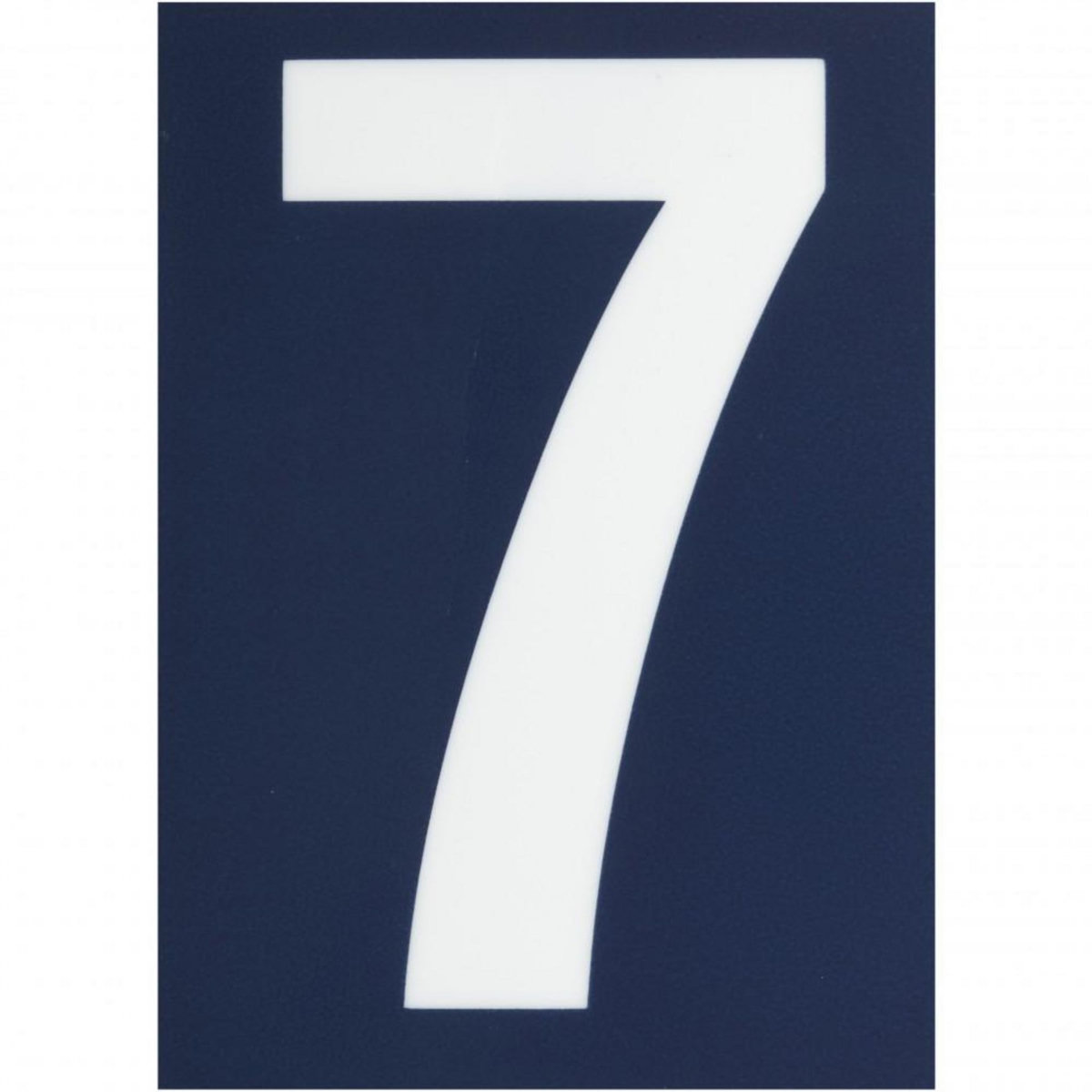 NOVAP Chiffre 7 en plastique mat H.9 x l.6.5 cm