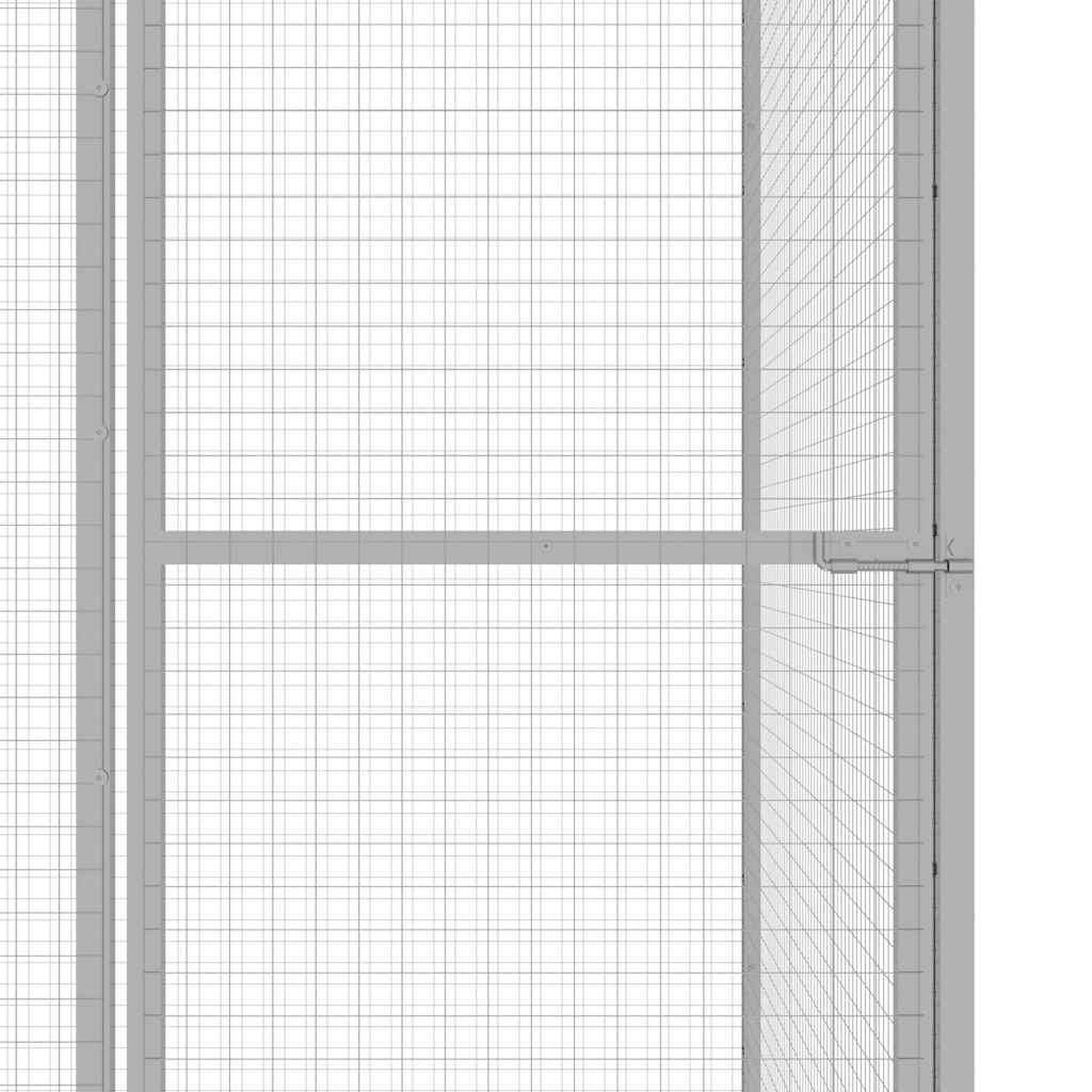 Voir la diapositive 4 : VIDAXL Cage pour chat 6x3x2,5 m Acier galvanise
