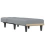 Voir la diapositive 3 : VIDAXL Chaise longue gris clair tissu