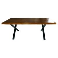 Table à manger en bois extensible L180/219 MOANA - HELLIN