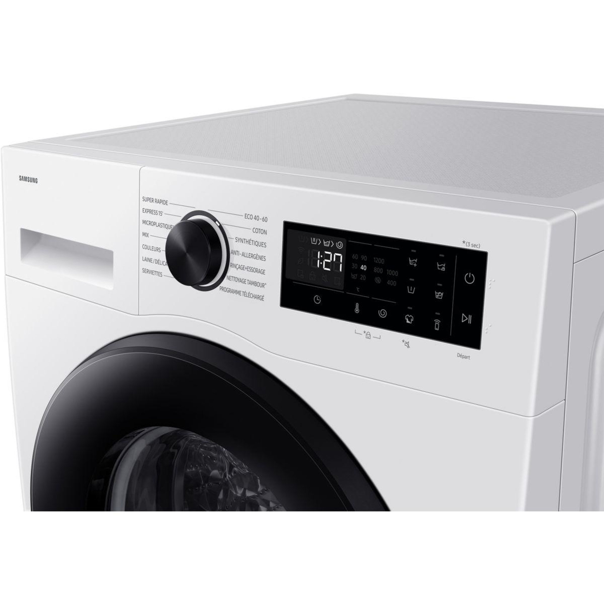 Voir la diapositive 4 : Samsung Lave linge hublot ww10fg5u34aeef - 10 kg - 1400 tr/min - classe a - moteur induction - connecté wifi