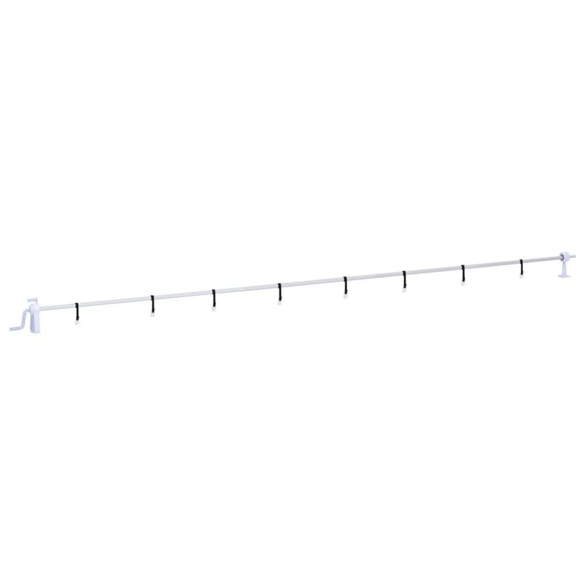 VIDAXL Rouleau de couverture de piscine avec base en plastique