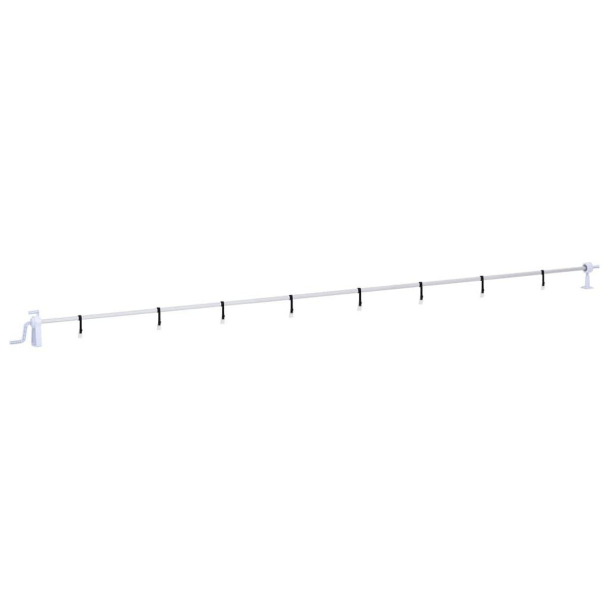 VIDAXL Rouleau de couverture de piscine avec base en plastique