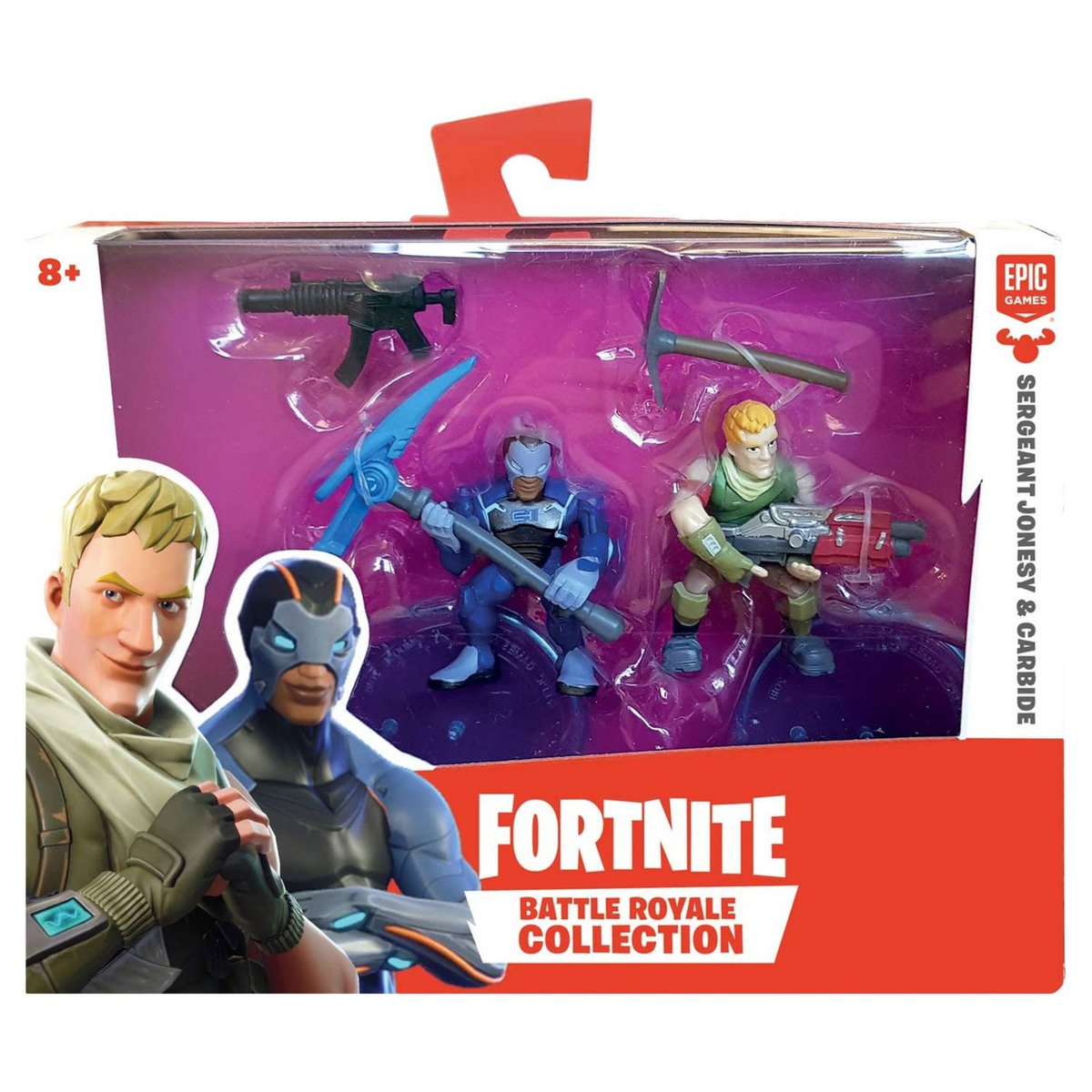 FORTNITE Pack de figurines Sergeant Jonesy et Carbide - Fortnite 