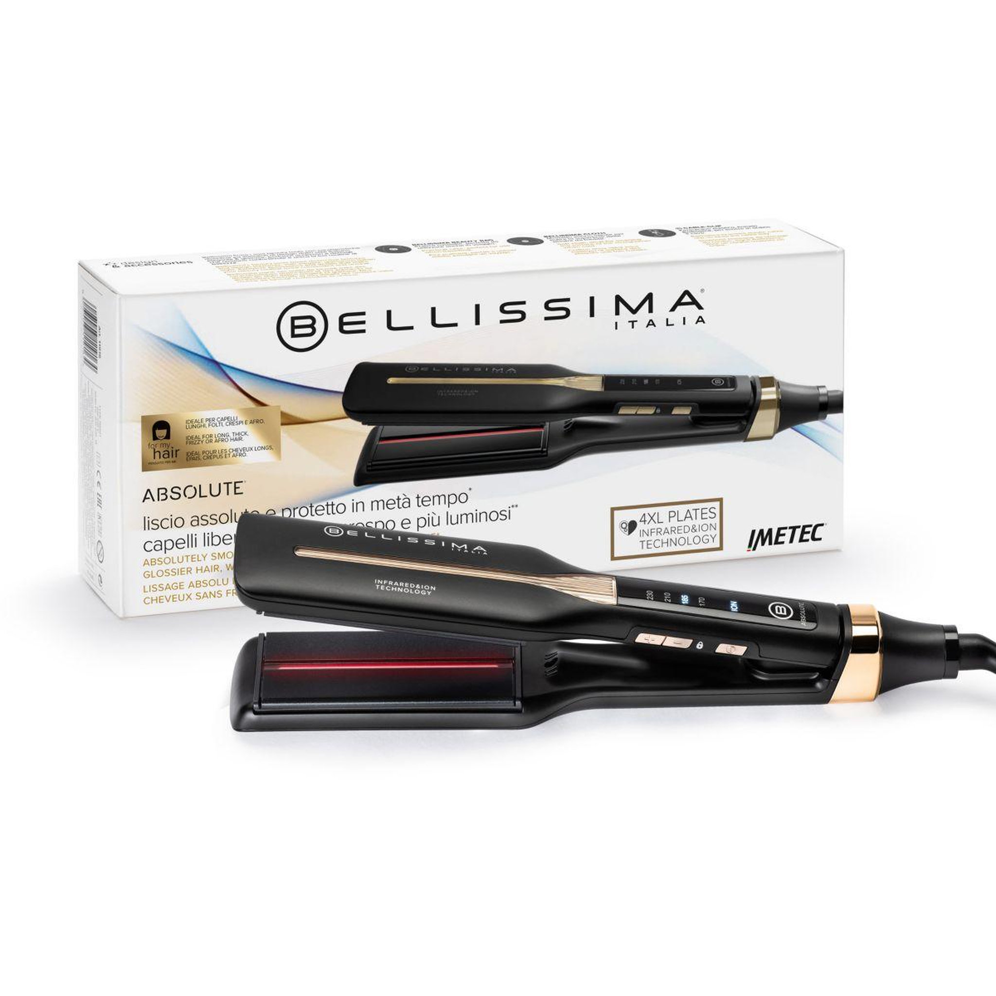 Voir la diapositive 5 : BELLISSIMA Lisseur Bellissima ABSOLUTE NOIR MAT