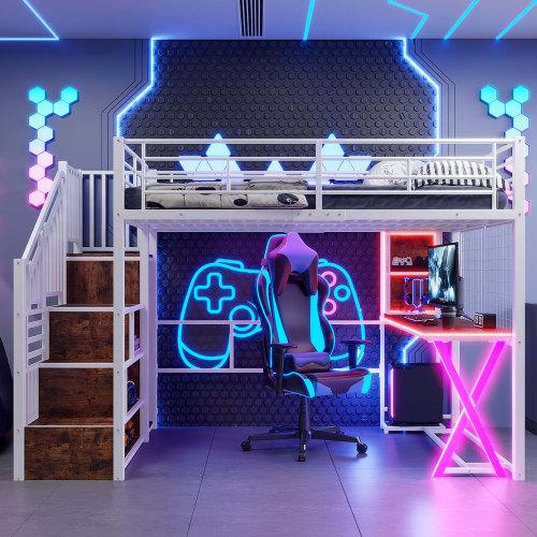 Voir la diapositive 2 : MERAX Lit mezzanine