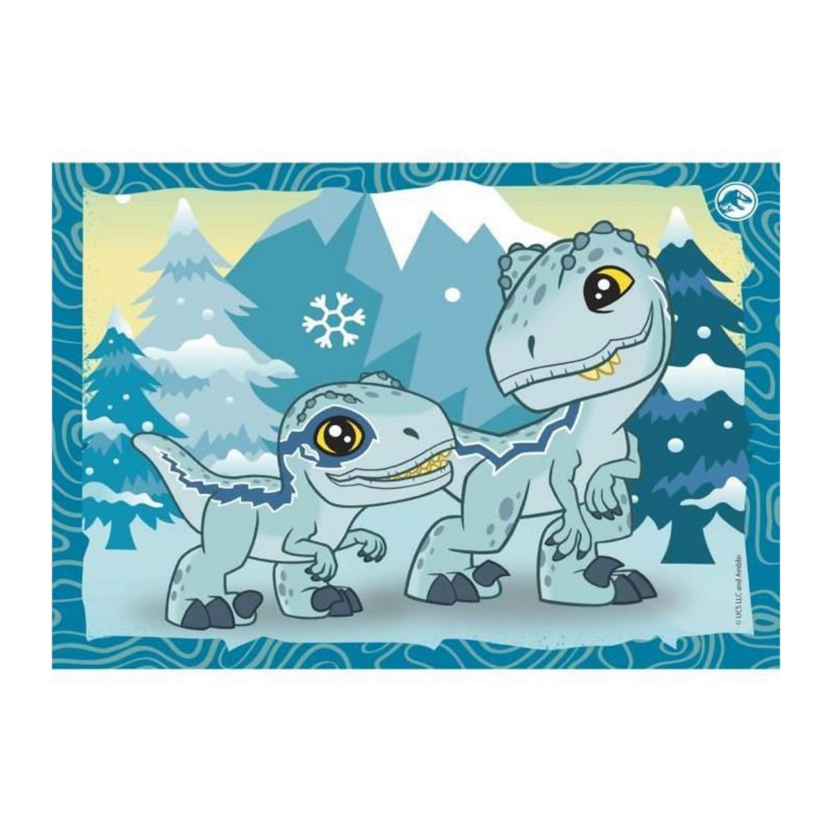 CLEMENTONI CLEMENTONI Puzzle 4 en 1 Jurassic World