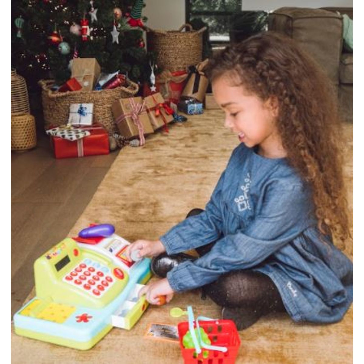 One Two Fun Ma caisse enregistreuse grise et bleue