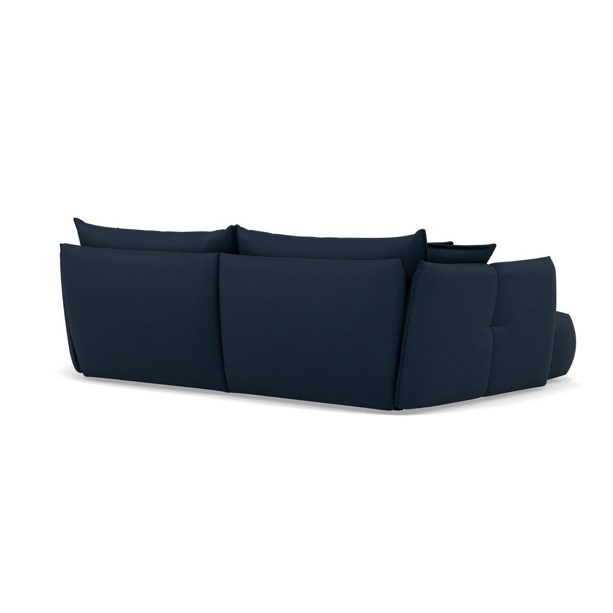 LISA DESIGN Cassiopee - canapé d'angle gauche 4 places en tissu texturé