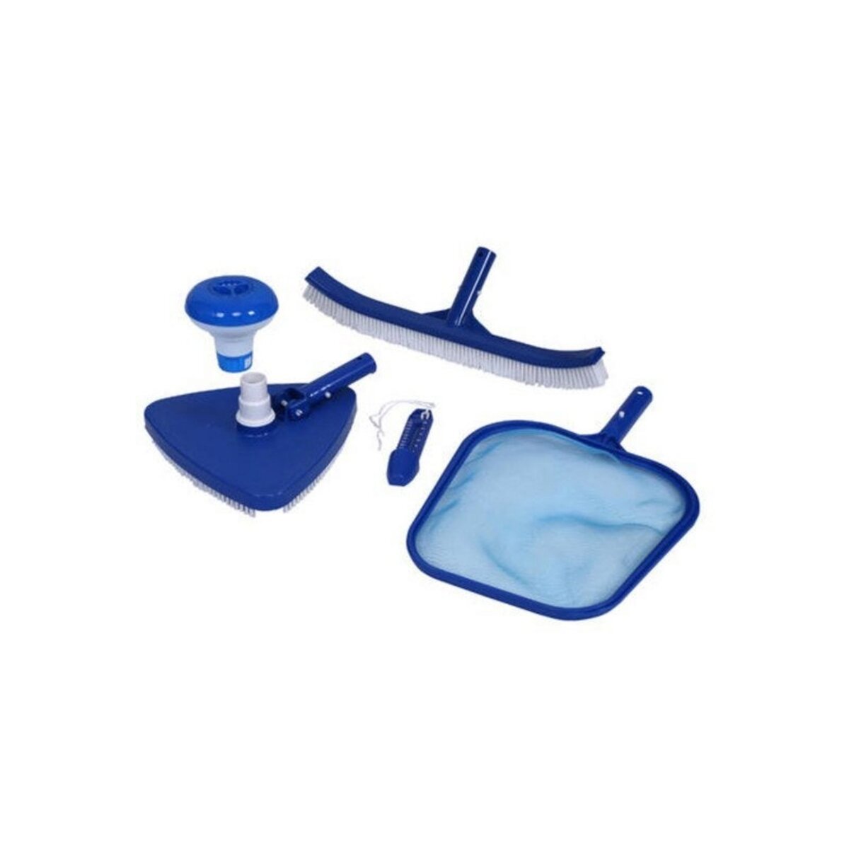 CENTRALE BRICO Kit D'Entretien 5 Accessoires Bleu Pour Piscine