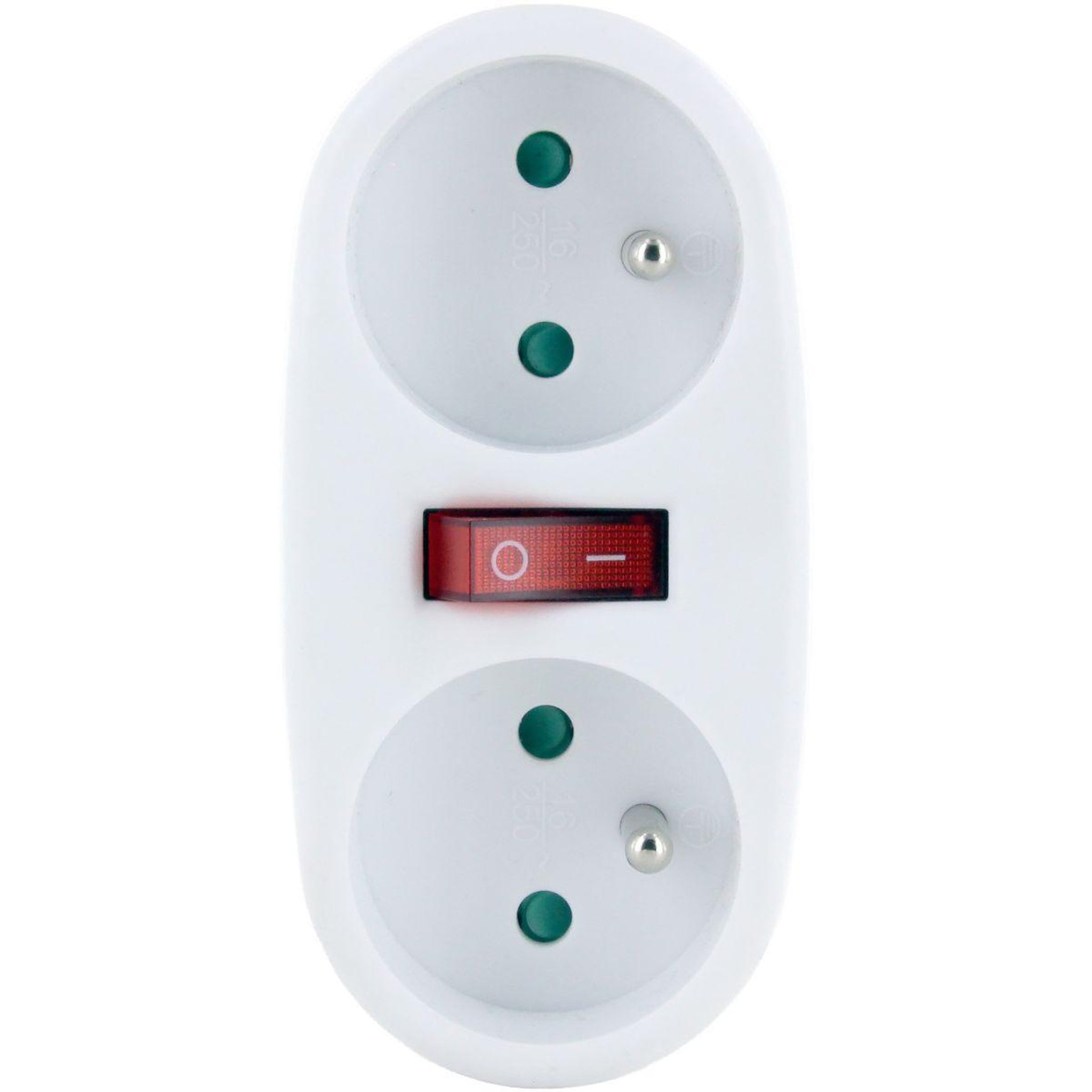 Voir la diapositive 4 : ESSENTIEL B Multiprise 2 prises 2x16a/230v (2p+t)