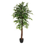 ATMOSPHERA Plante Artificielle  Ficus  185cm Vert
