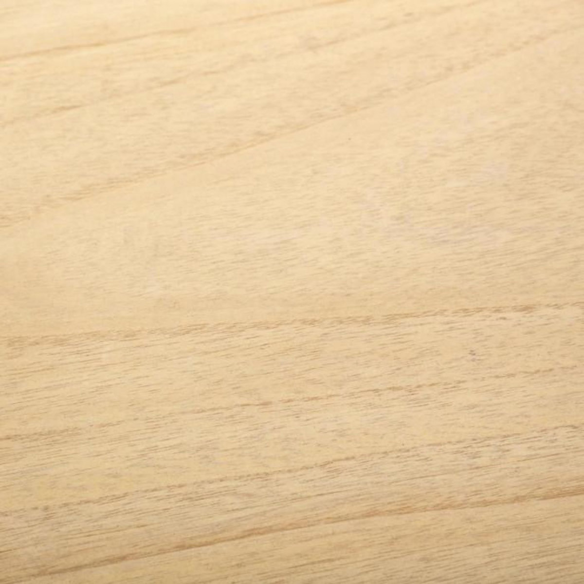 ATMOSPHERA Table à Café en Verre  Pendule  50cm Noir