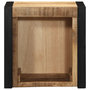 Voir la diapositive 5 : VIDAXL Tables de chevet 2 pcs 40x35x40 cm bois de manguier massif brut