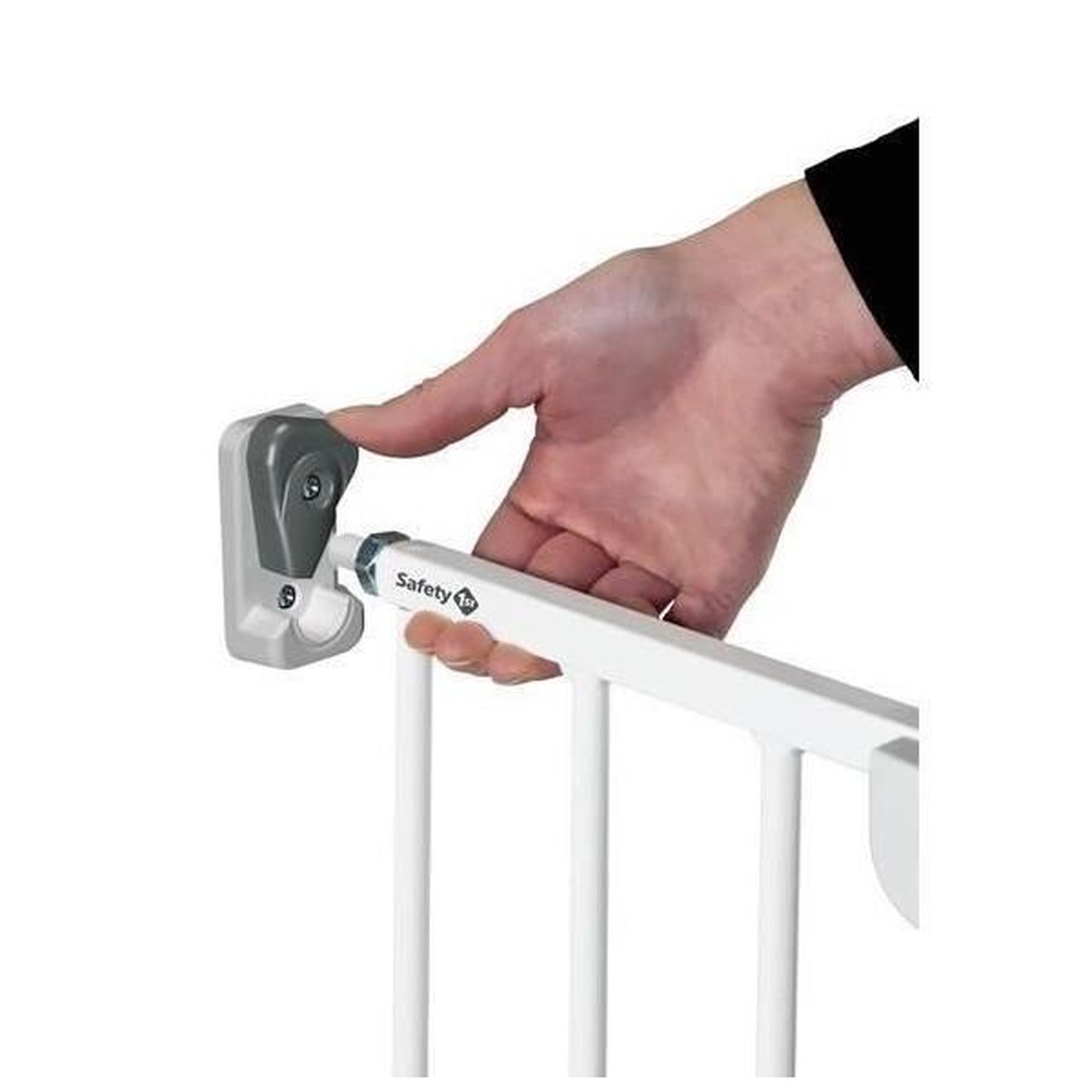 Voir la diapositive 4 : SAFETY 1ST Safety 1st barriere de sécurité wall-fix extending, largeur de 62 a 102 cm, de 6 a 24 mois, métal blanc, fixation dans le mur