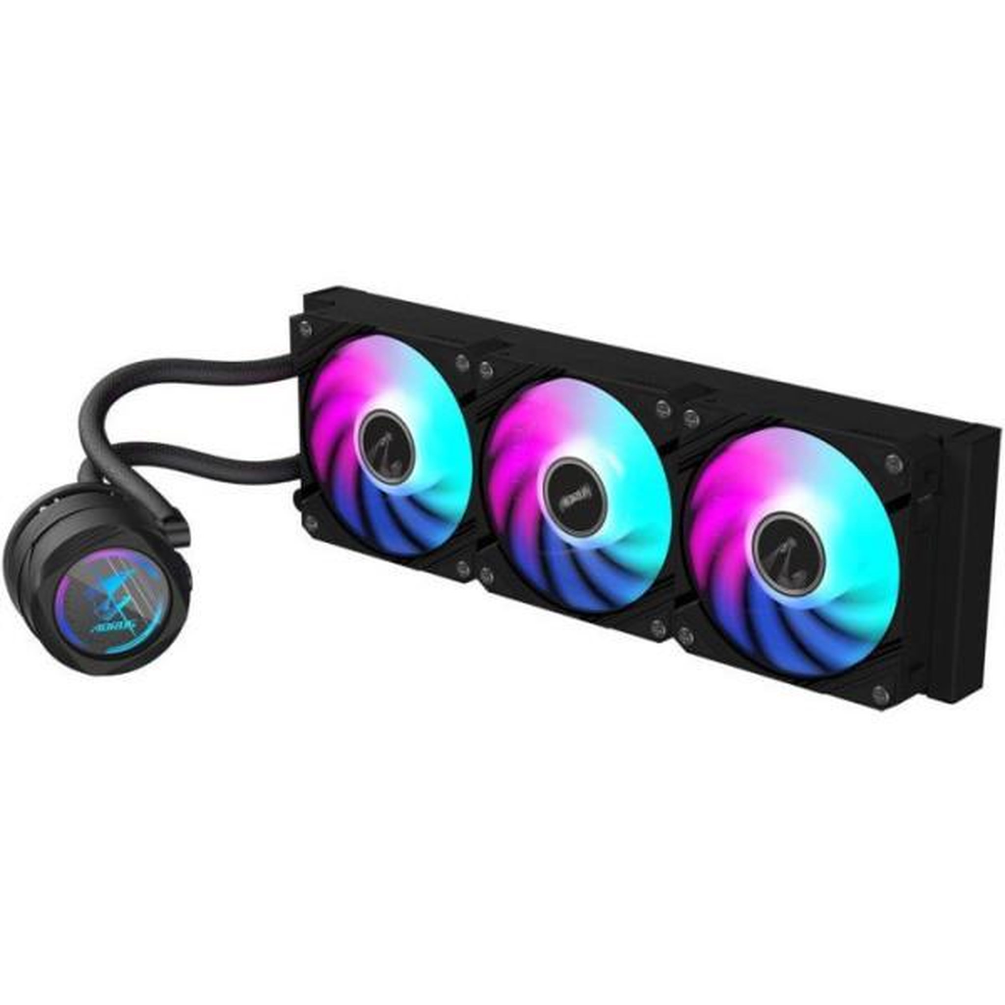 Voir la diapositive 2 : Gigabyte GIGABYTE - AORUS WATERFORCE II 360 - Refroidisseur liquide - 3 ventilateurs 120 mm