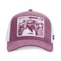 Voir la diapositive 2 : CAPSLAB Casquette femme trucker en suedine finitions premium Barbie