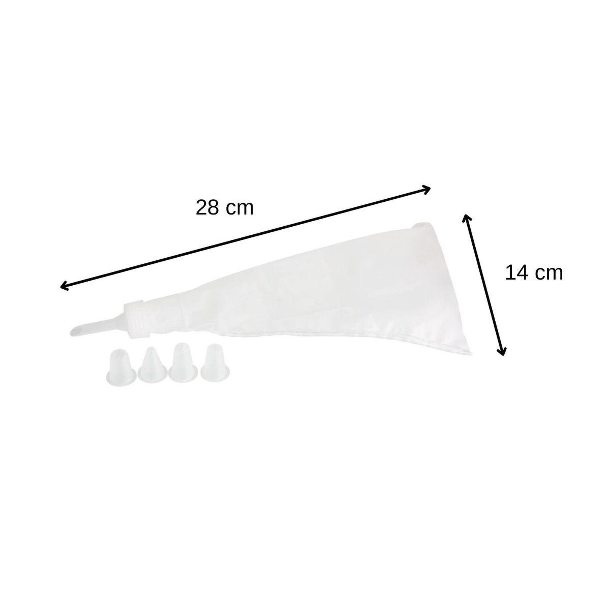 Voir la diapositive 3 : ZENKER Poche à douille et 5 embouts en plastique 28 cm zenker smart pastry