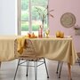 Voir la diapositive 3 : ATMOSPHERA Nappe Antitache à Motifs  Gloria  140x240cm Ocre