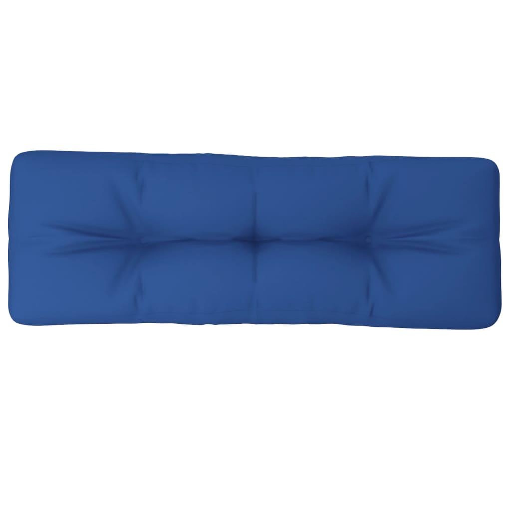 Voir la diapositive 2 : VIDAXL Coussin de palette bleu royal 120x40x12 cm tissu
