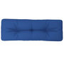 Voir la diapositive 2 : VIDAXL Coussin de palette bleu royal 120x40x12 cm tissu