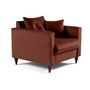 Voir la diapositive 4 : BEST MOBILIER Flamingo - fauteuil en velours