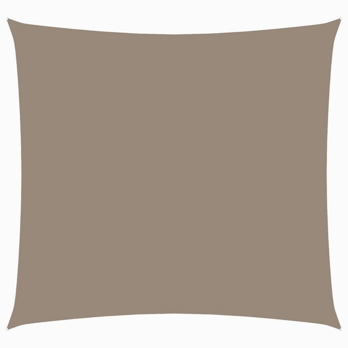 VIDAXL Voile de parasol tissu oxford carre 4,5x4,5 m taupe