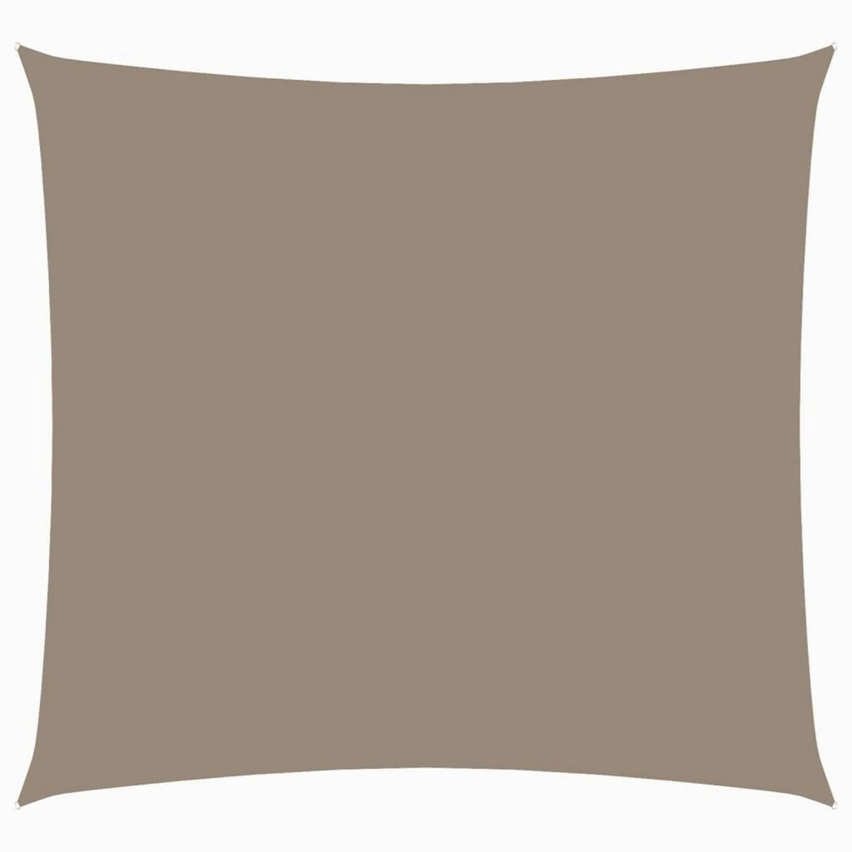 VIDAXL Voile de parasol tissu oxford carre 4,5x4,5 m taupe