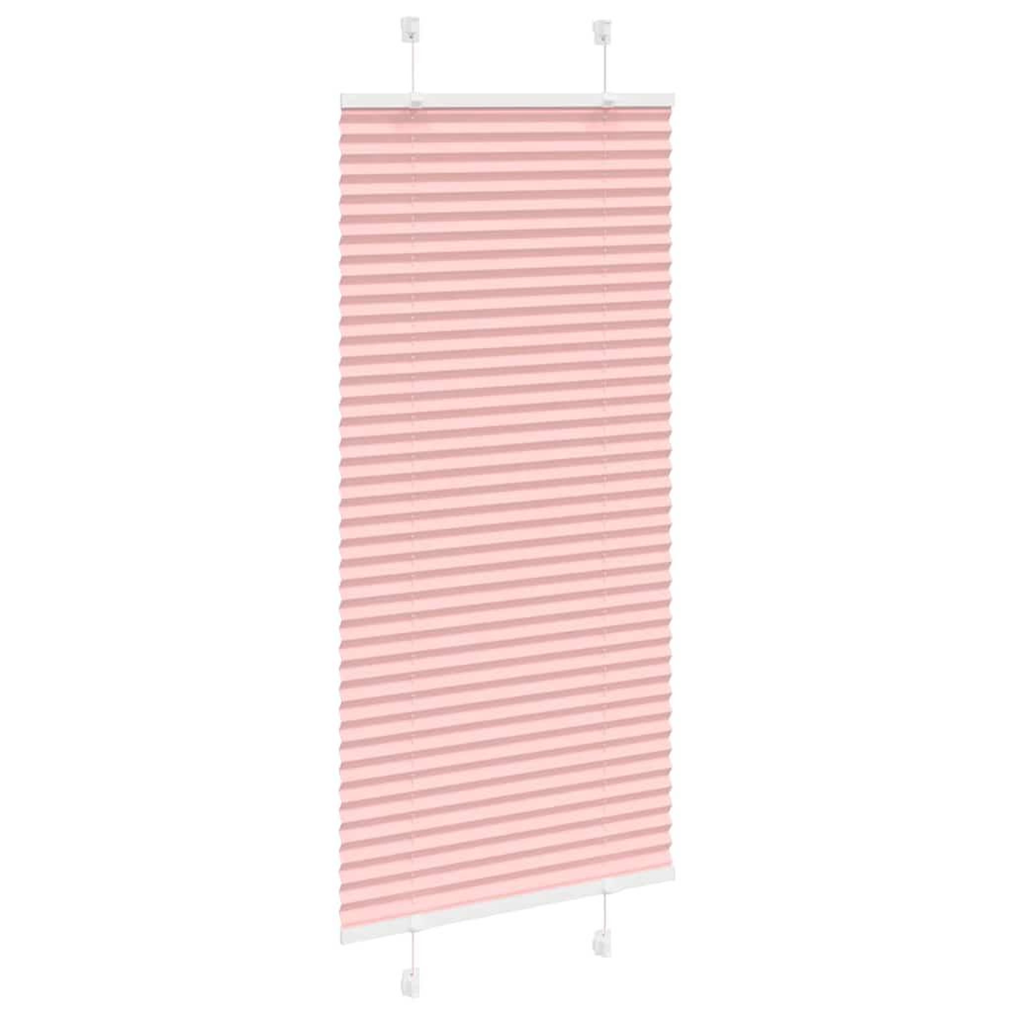 Voir la diapositive 3 : VIDAXL Store plisse rose 60x150 cm largeur du tissu 59,4 cm polyester