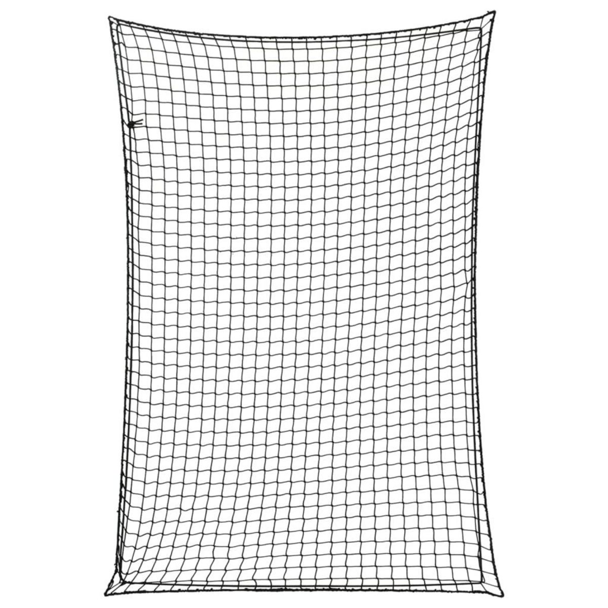 VIDAXL Filet pour remorque avec corde elastique noir 2,2x1,5 m PP