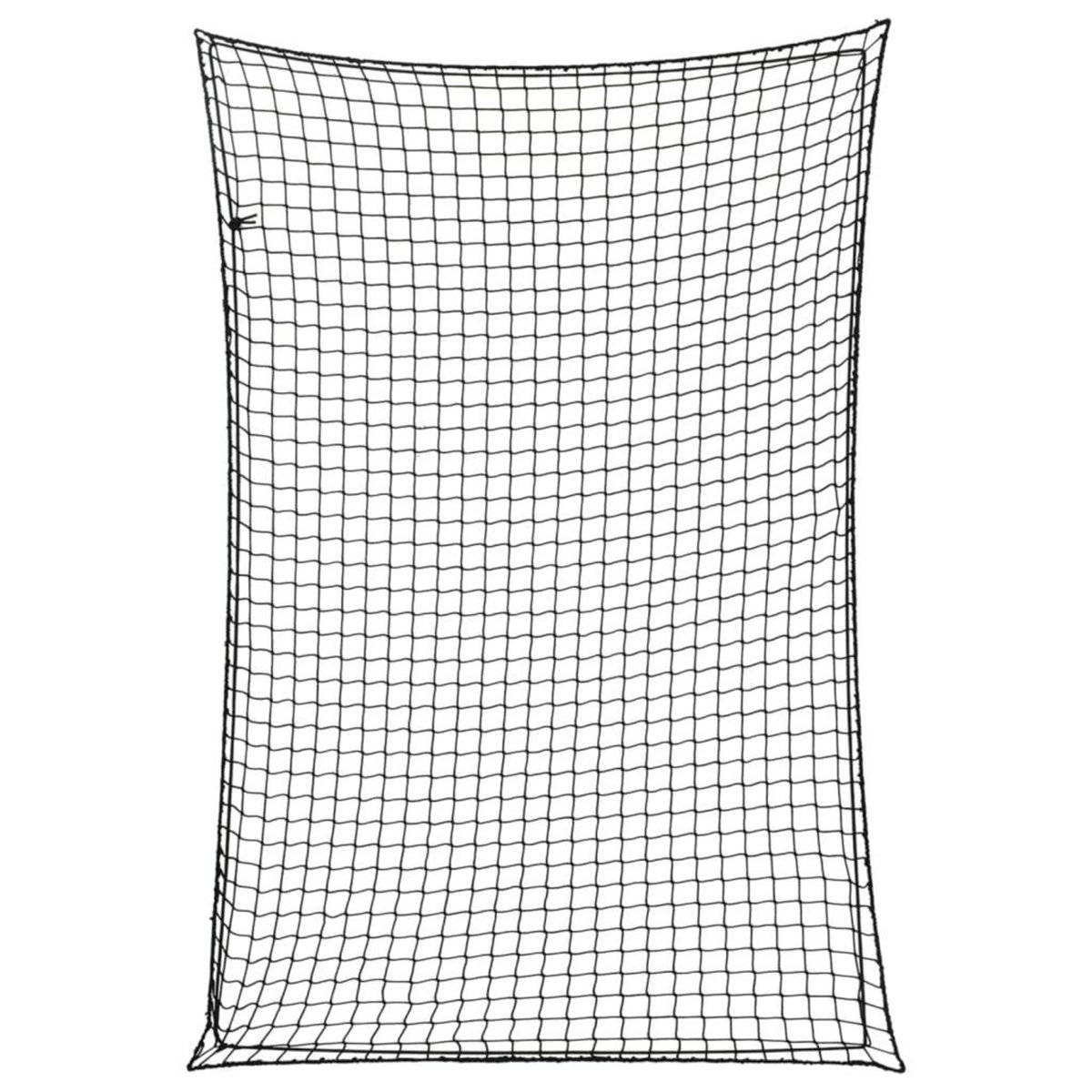 VIDAXL Filet pour remorque avec corde elastique noir 2,2x1,5 m PP