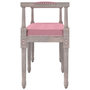 Voir la diapositive 4 : VIDAXL Banc Rose 110x40x70 cm Velours