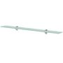 Voir la diapositive 2 : VIDAXL Etageres murales 2 pcs Verre 90 x 10 cm 8 mm