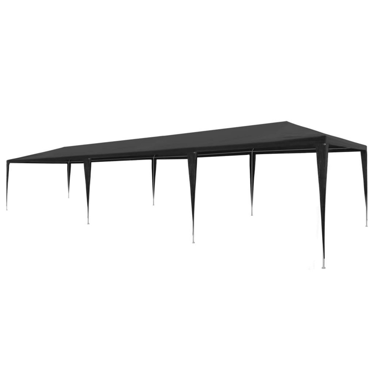 VIDAXL Tente de reception 3x9 m PE Anthracite