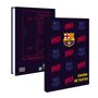 FC Barcelona Cahier de texte à couverture souple 15,5X21,5 cm Barca bleu