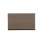 Voir la diapositive 2 : Paris Prix Commode Design 3 Tiroirs  Noble  100cm Moka