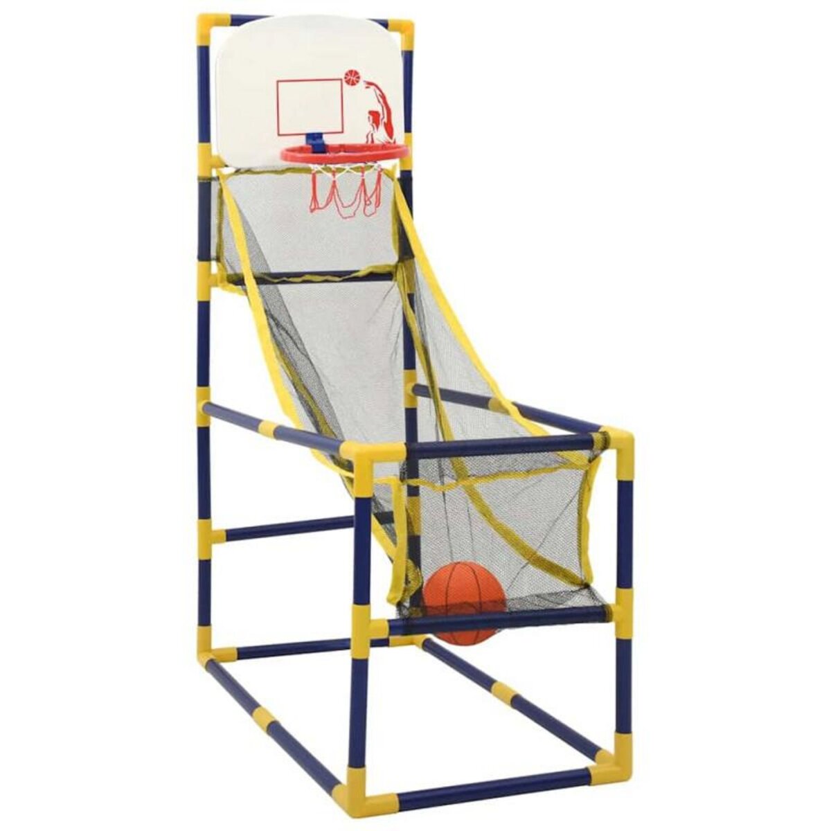 VIDAXL Ensemble de jeu de basket ball d arcade avec ballon et pompe