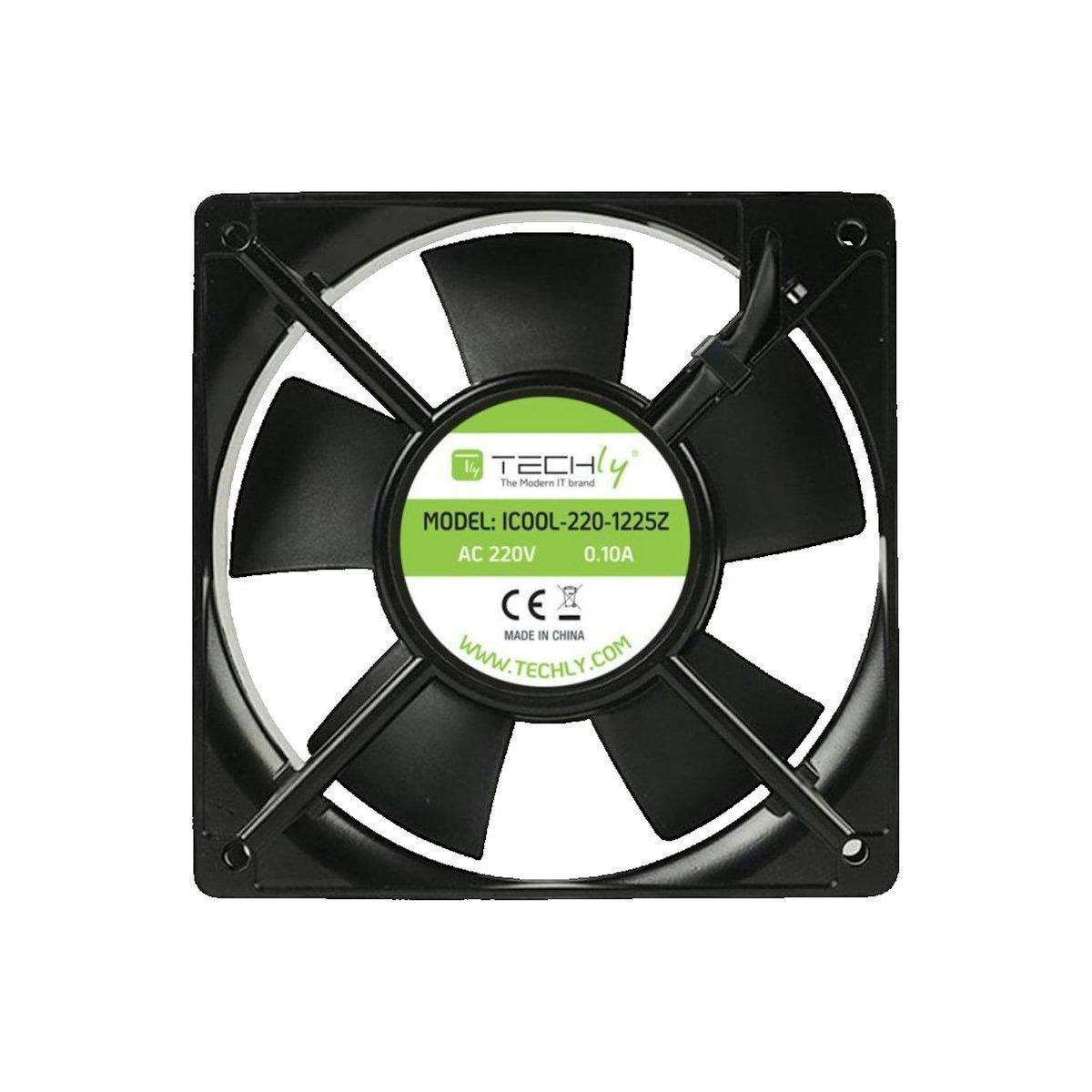 AMtech Ventilateur universel Techly 120 x 120 x 25 mm