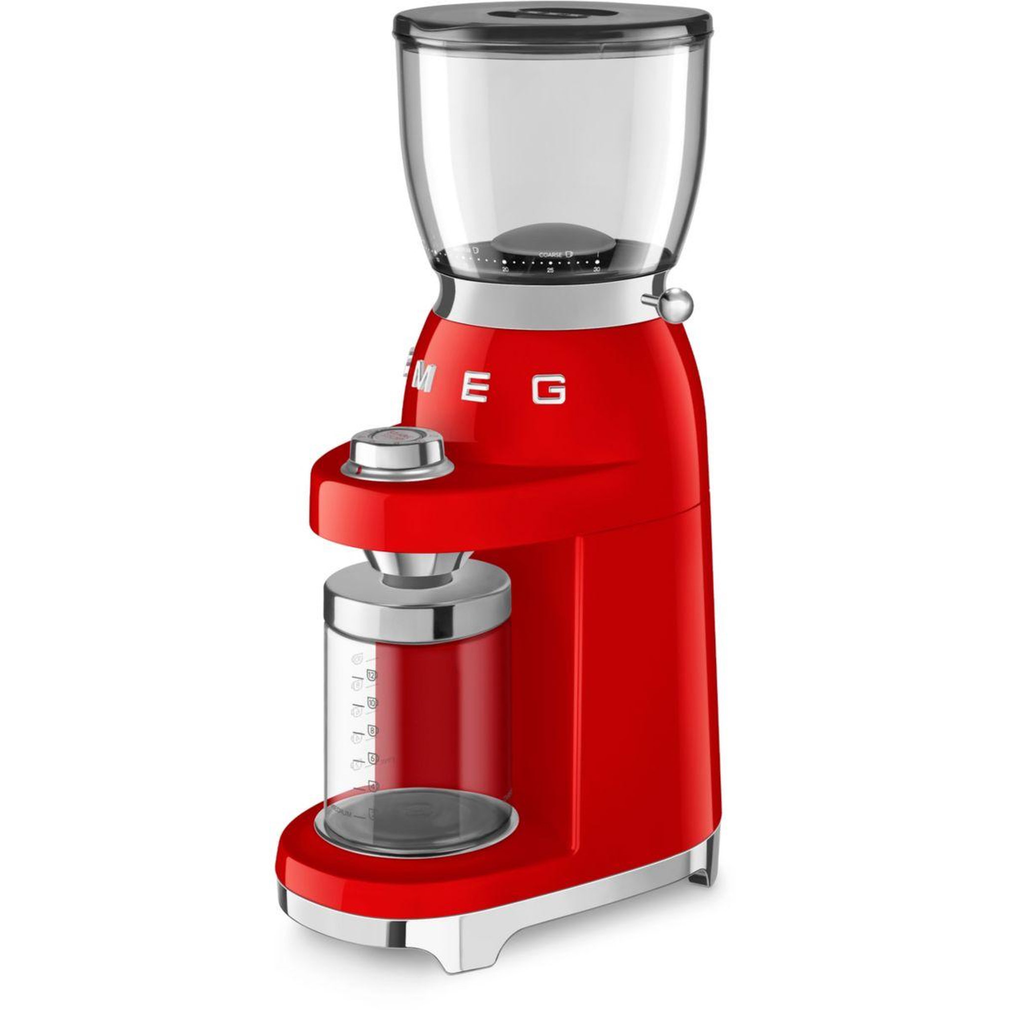Voir la diapositive 4 : SMEG Moulin à café cgf11rdeu rouge années 50