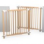AT4 Barrière de sécurité bébé extensible 70-107cm - fixe et portillon
