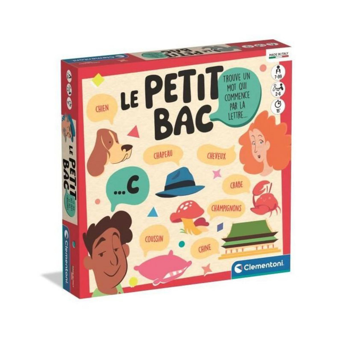 CLEMENTONI Le petit bac, jeu de société CLEMENTONI