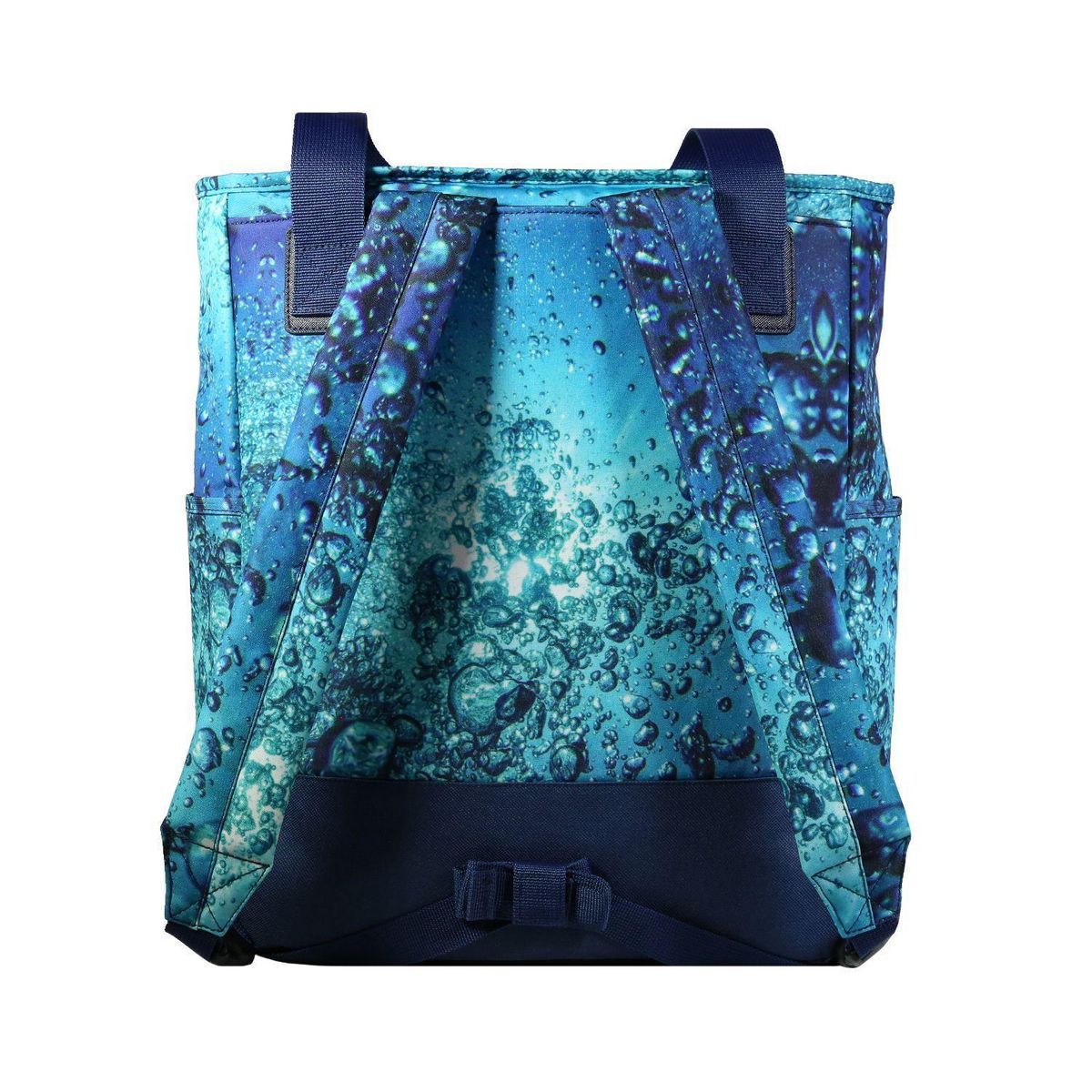 Bagtrotter BAGTROTTER Sac 3 en 1 : sac à dos, sac shopping et yoga Offshore Bleu Bulles