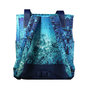 Voir la diapositive 4 : Bagtrotter BAGTROTTER Sac 3 en 1 : sac à dos, sac shopping et yoga Offshore Bleu Bulles