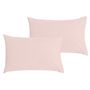 Voir la diapositive 1 : PTIT BASILE Lot de 2 taies d'oreiller bébé en coton bio 40 x 60 cm coloris unis 