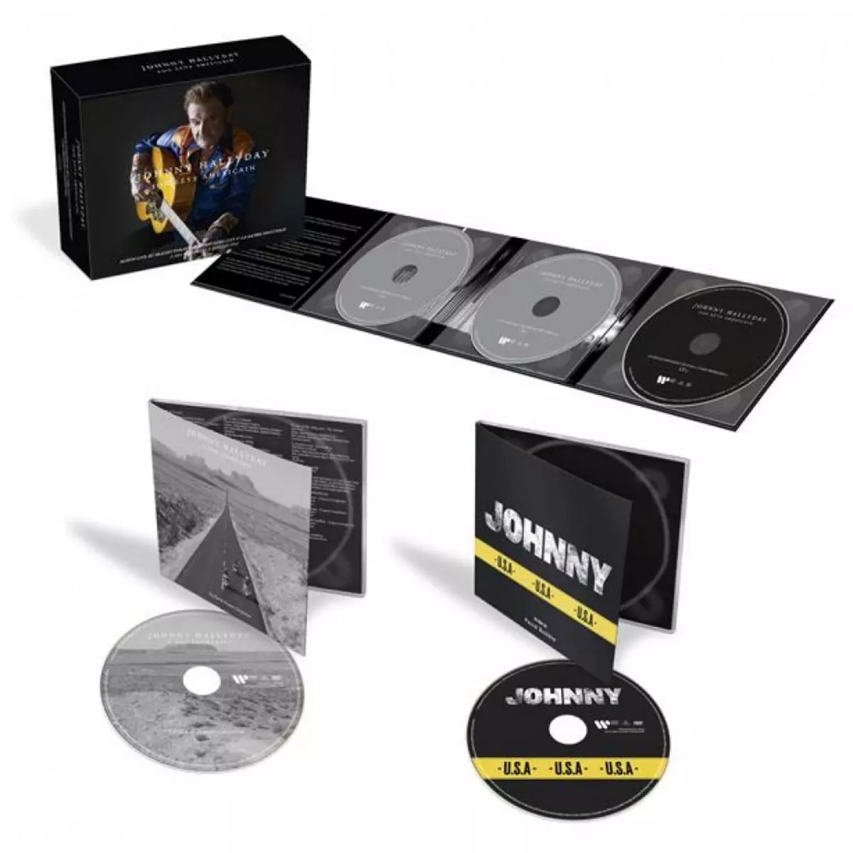Warner Son rêve américain - Johnny Hallyday Coffret Edition limitée 