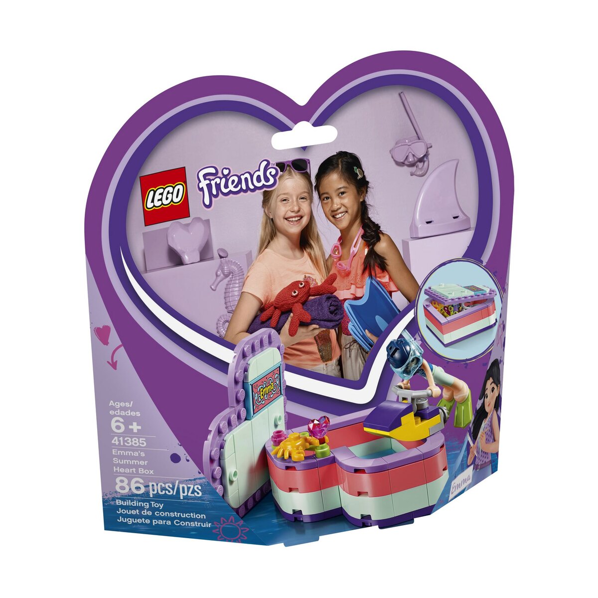 LEGO Friends 41385 - La boîte c&oelig;ur d'été d&rsquo;Emma